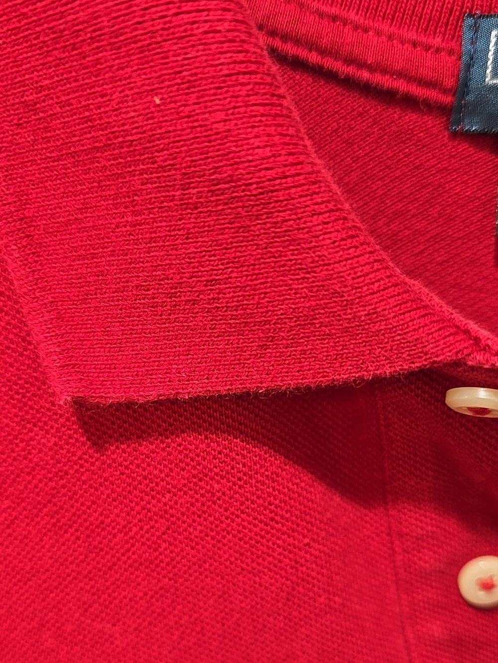 Polo by Ralph Lauren Red Men's Short-Sleeve Polo with Yellow Pony - Picture 3 of 5